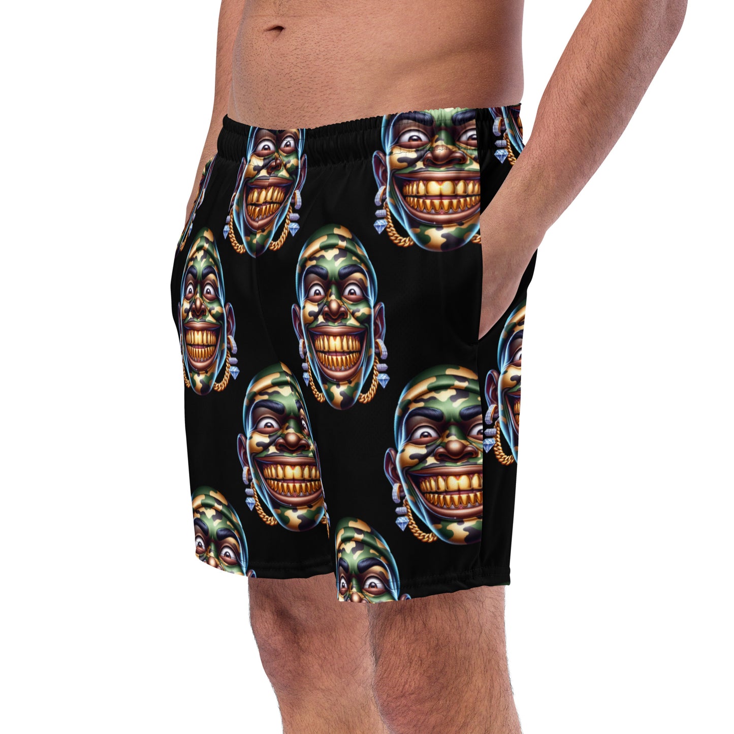 Marthann Army 2 Swim Trunks|Black