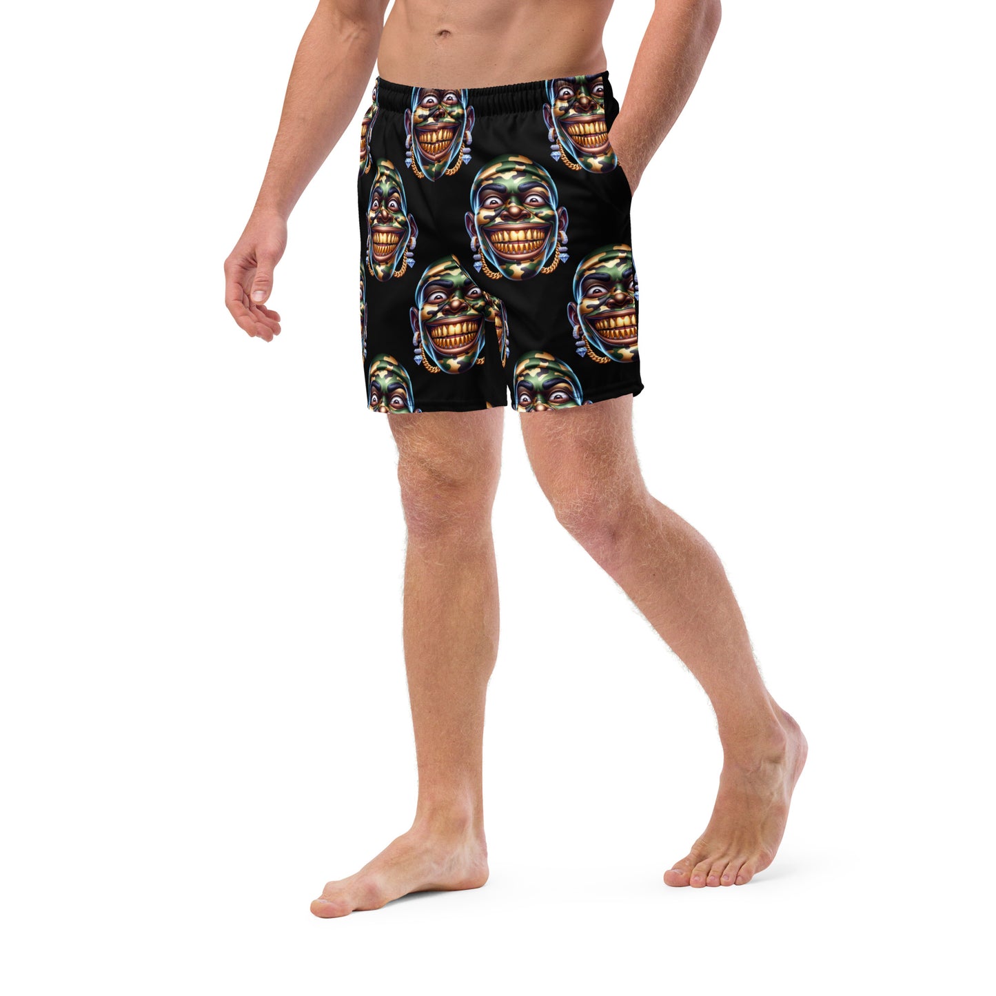 Marthann Army 2 Swim Trunks|Black