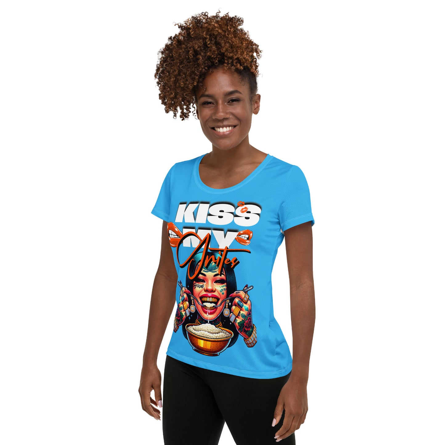 Kiss My Grits Athletic T-shirt