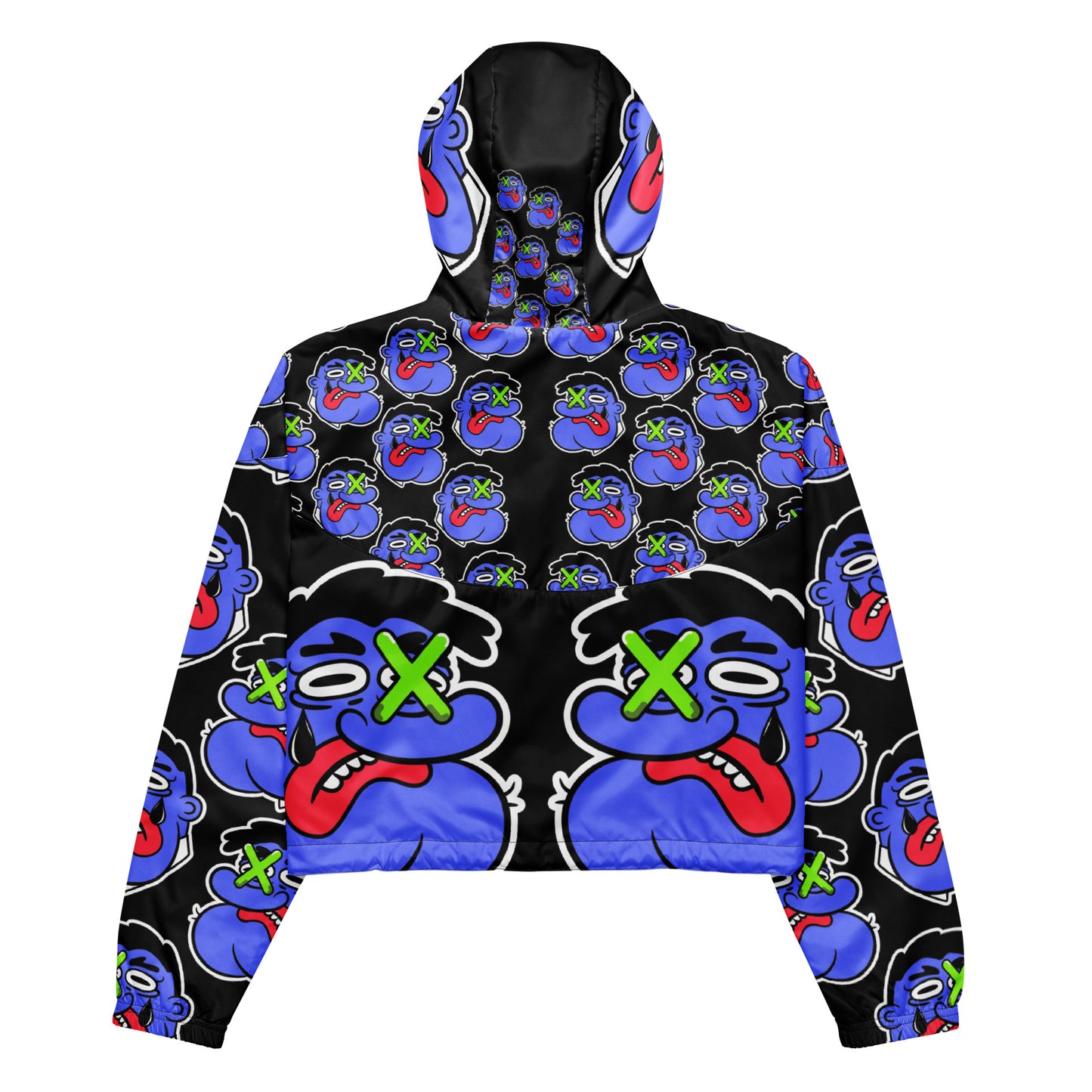 Marthann Big Face cropped windbreaker