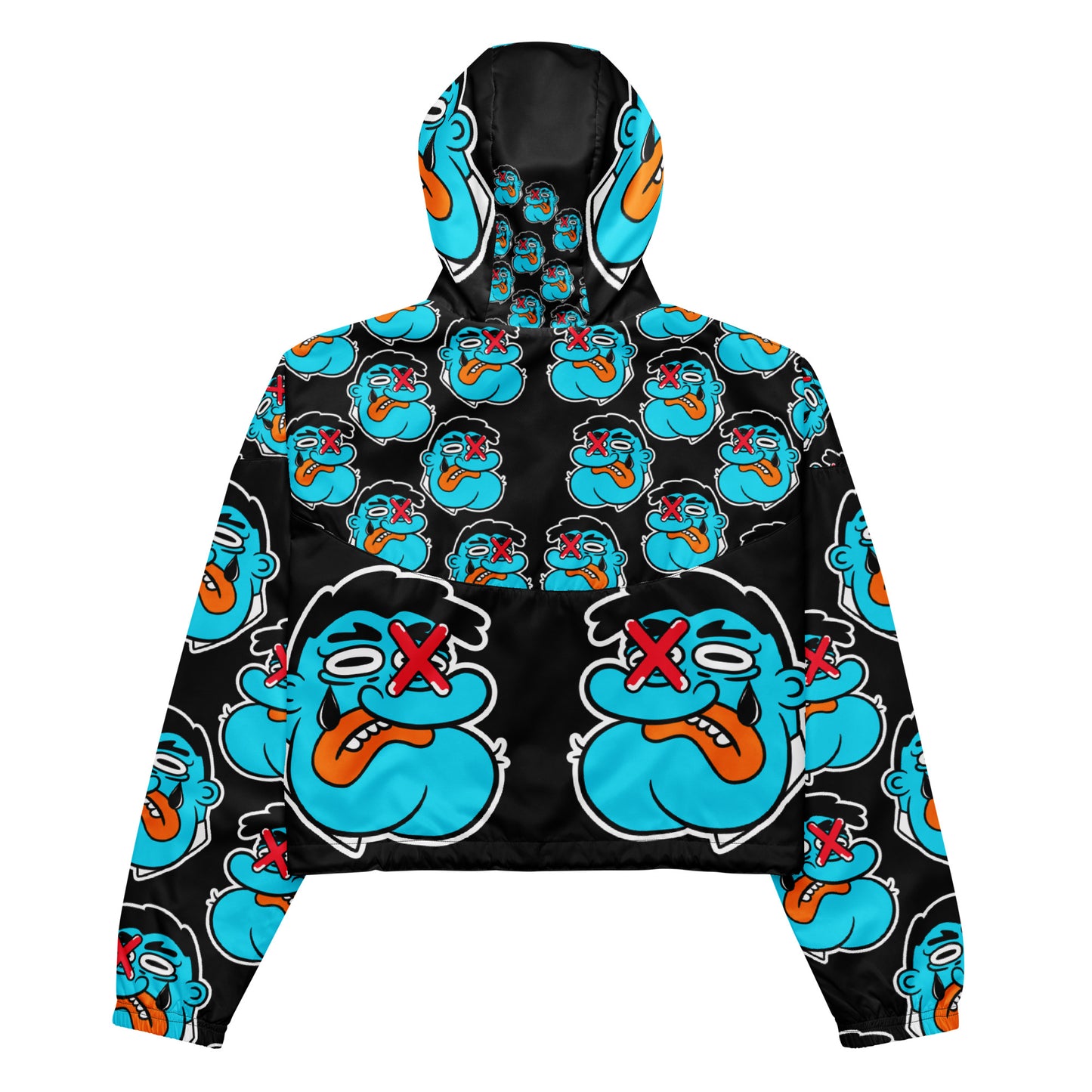 Marthann Big Face 2 cropped windbreaker