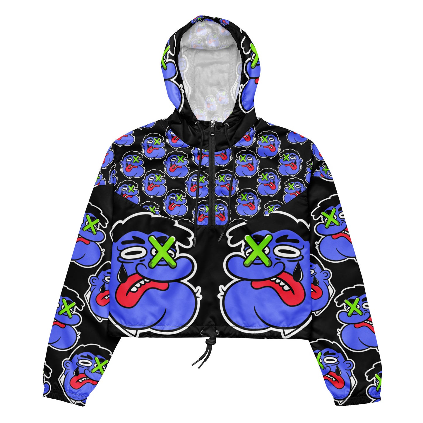 Marthann Big Face cropped windbreaker