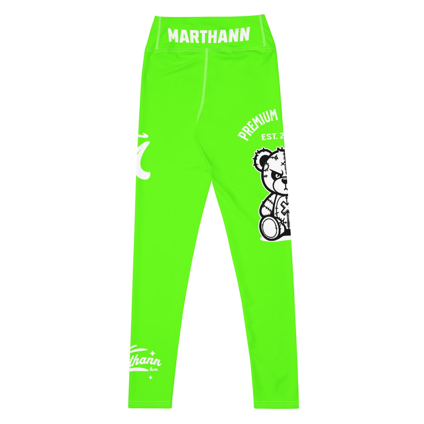 Marthann Est. 2022 Neon Green Leggings