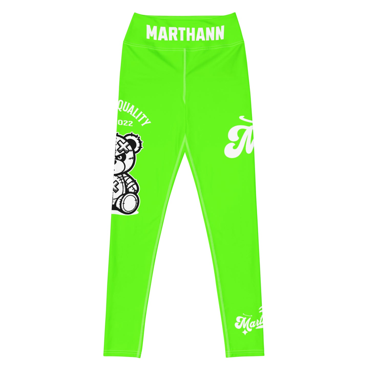 Marthann Est. 2022 Neon Green Leggings