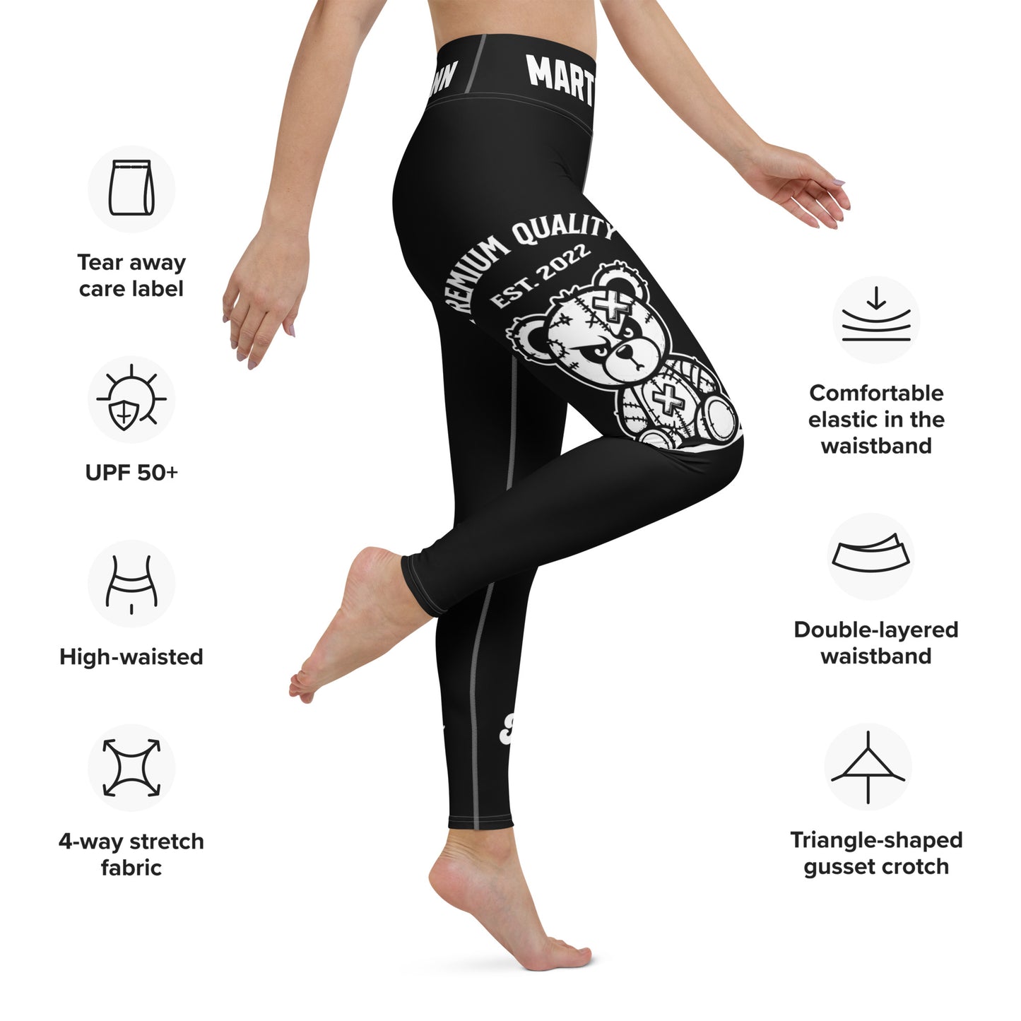 Marthann Est. 2022 Black Leggings