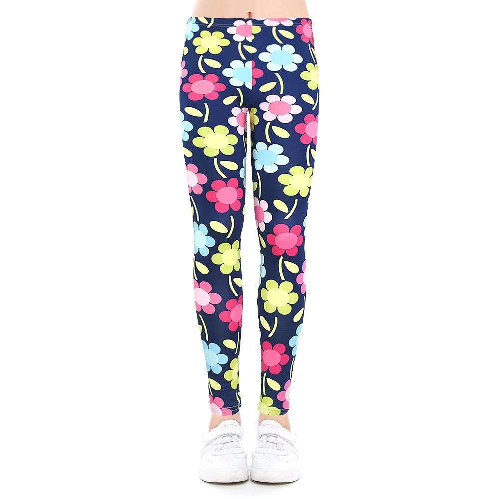 Fashion Girls Cute Print Legging Trousers