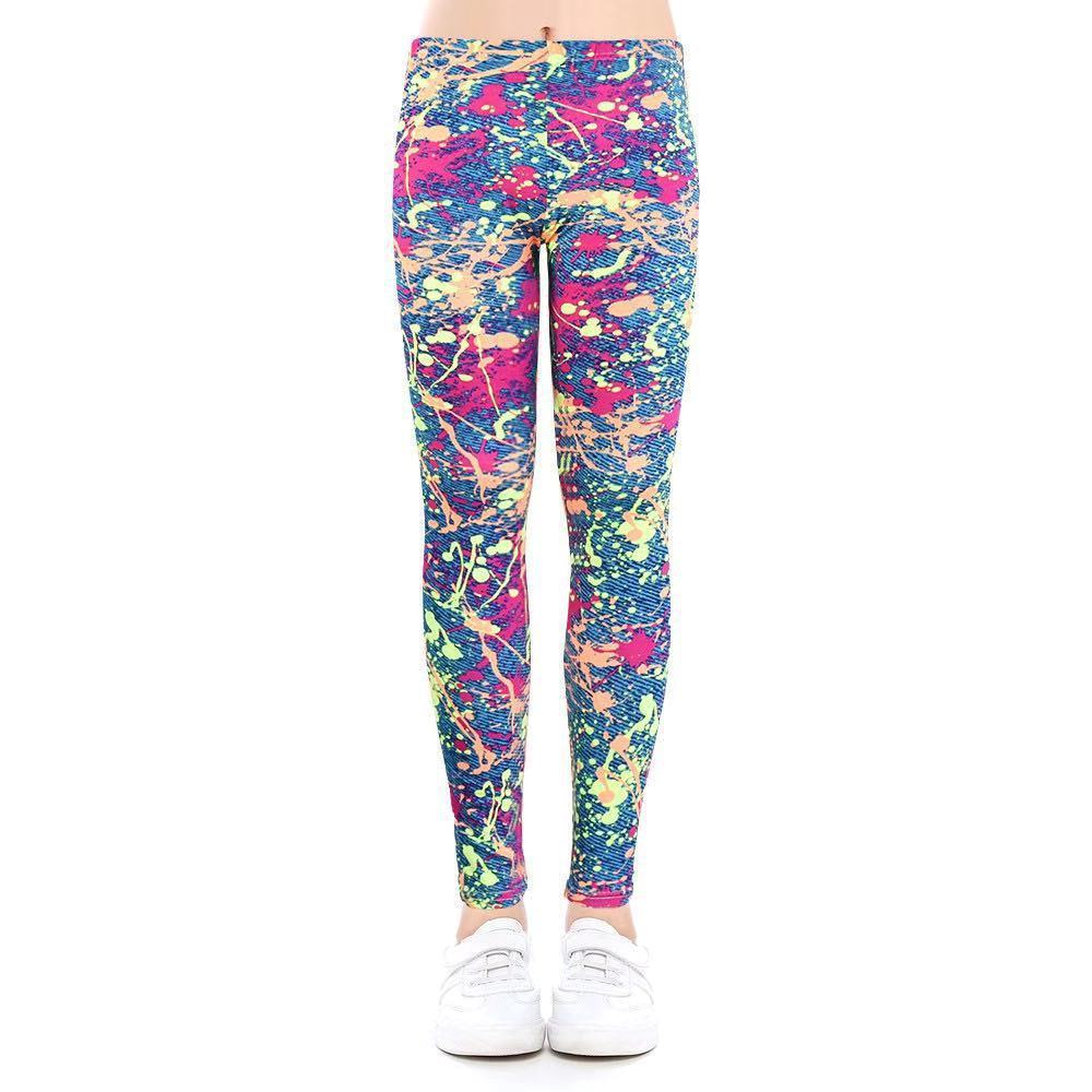 Fashion Girls Cute Print Legging Trousers