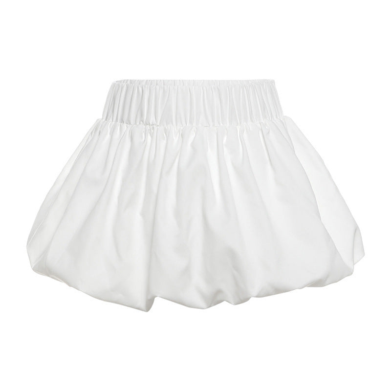 Puffy High Waist Ultra Short Skirt