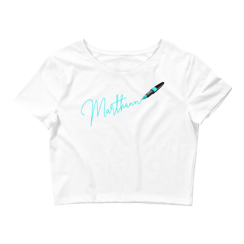 Marthann Signature Crop Tee